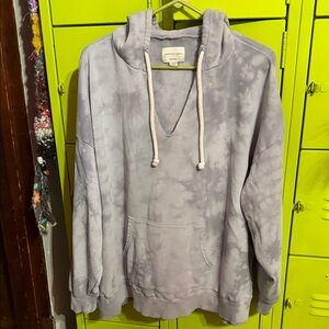 American Eagle Outfitters Tie-Dye Hoodie - Gray